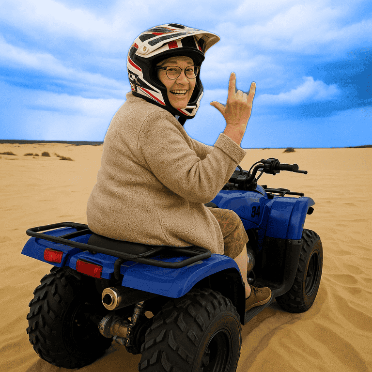 Birthday party quad biking in Port Stephens