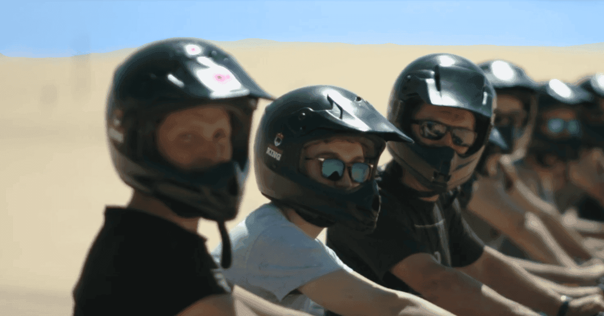 Bucks and hens party quad biking near Newcastle
