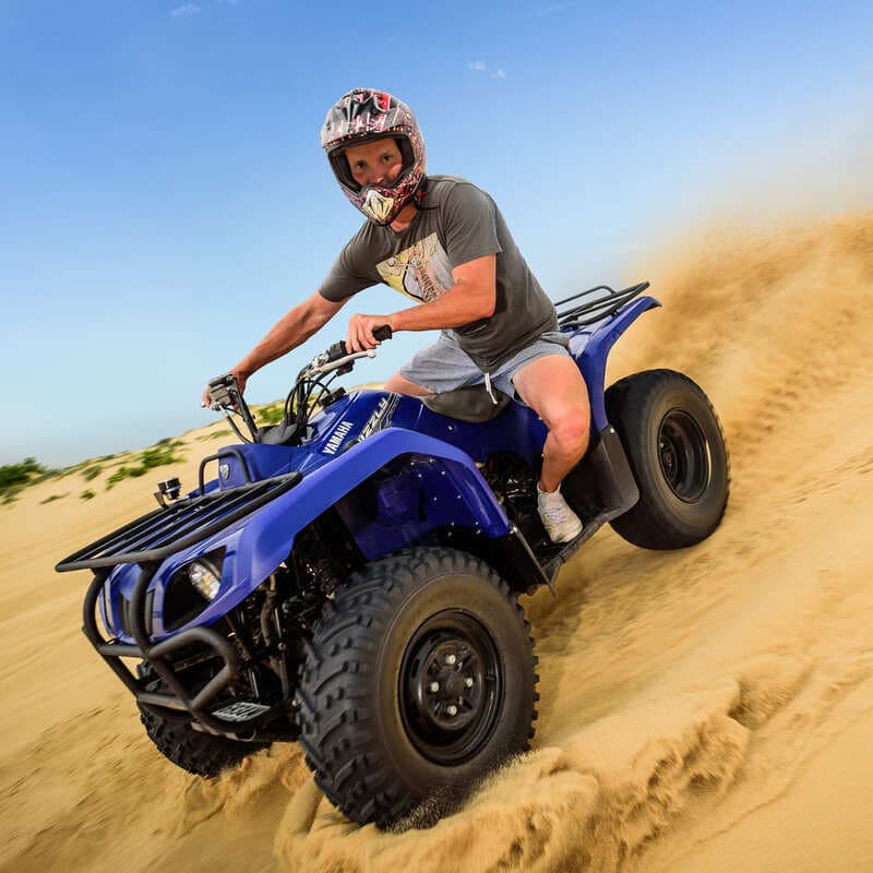 family quad biking adventure Nelson Bay