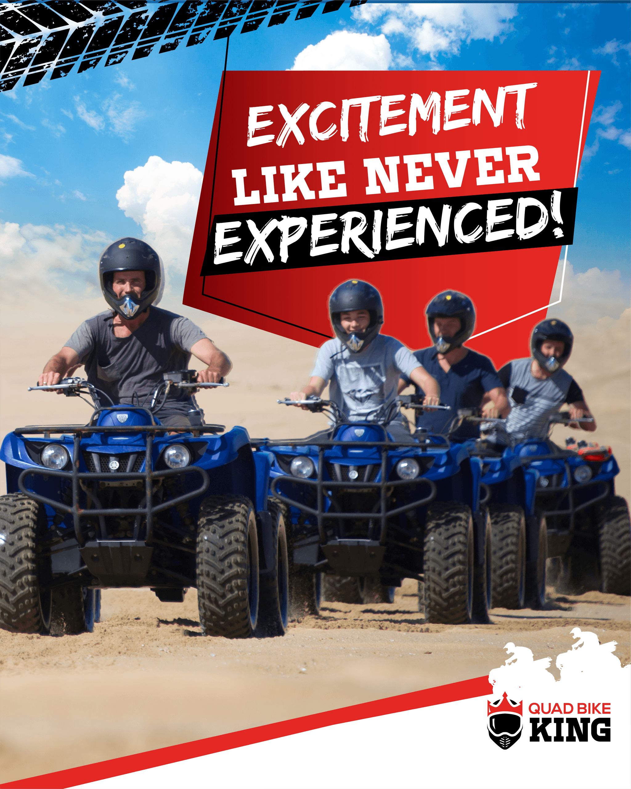 Quad biking near Nelson Bay on the Stockton sand dunes